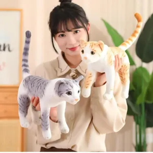 NARMU TOYS Realistic Cat Soft Stuffed Animal Toy for Kids